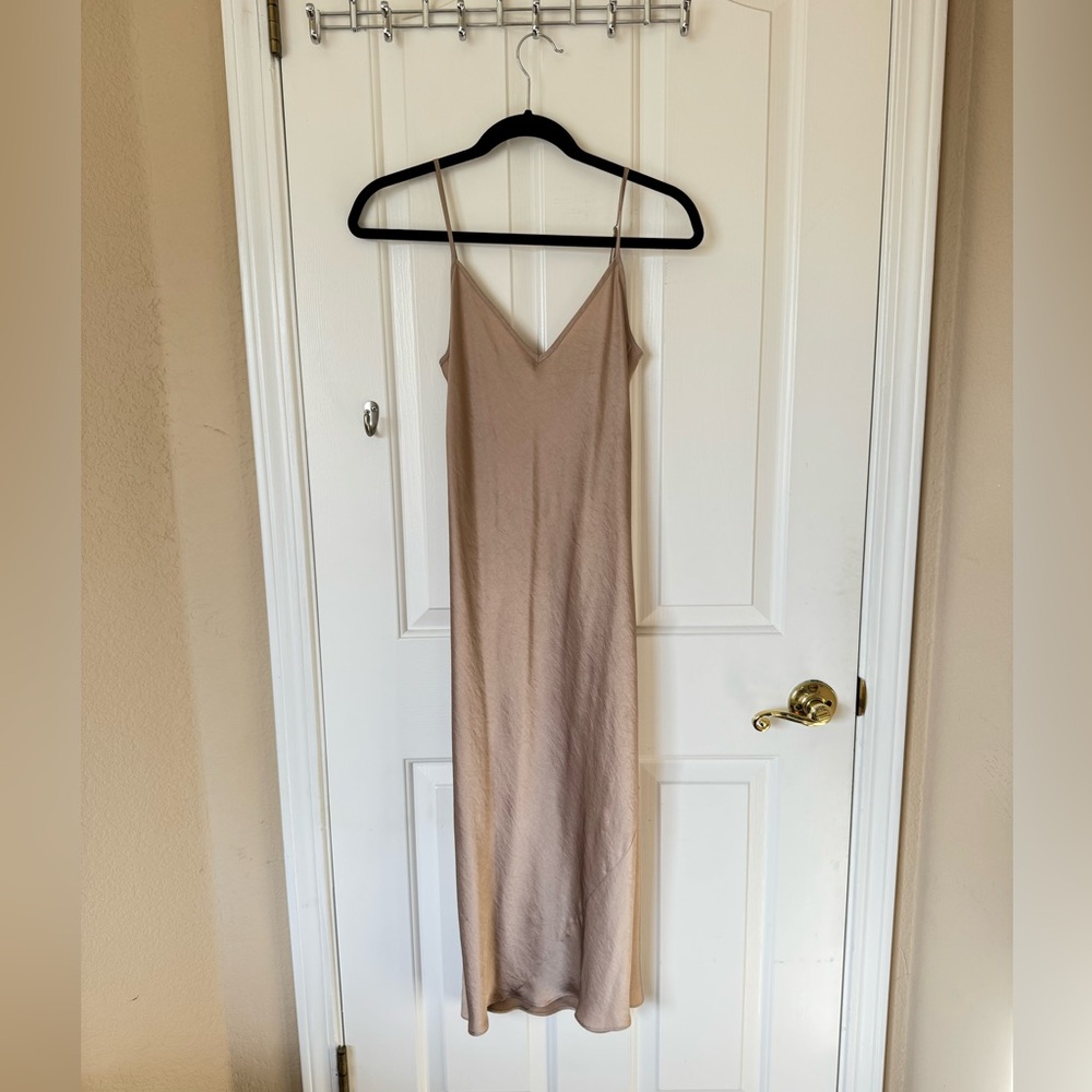 Aritzia midi slip dress XS